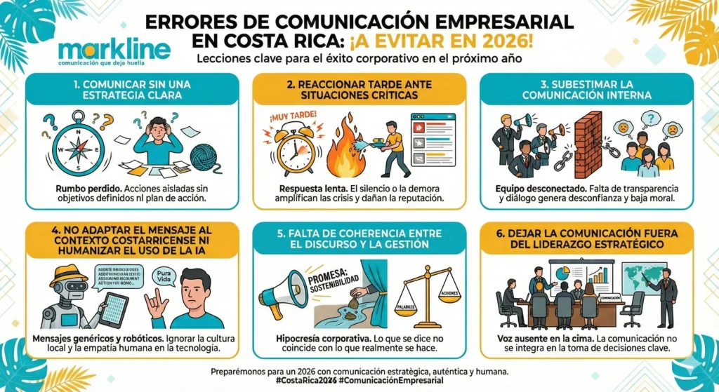 errores de comunicación que las empresas en Costa Rica deben evitar en 2026