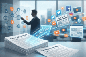 Más allá de enviar un comunicado de prensa: la estrategia que convierte información en noticia