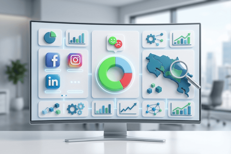 Reputación digital en redes sociales: cómo monitorear lo que dicen de su marca en Costa Rica 2